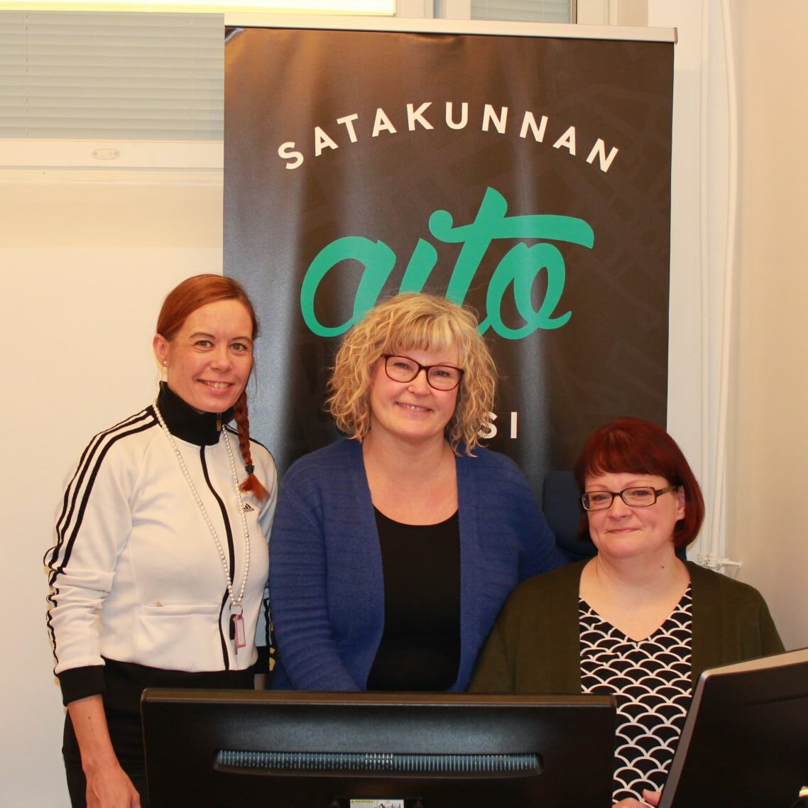 satakunnan-aluetaksi Salla Härmä, Kirsi Reimakoski ja Kirsi Granfors, laskutus ja perintä